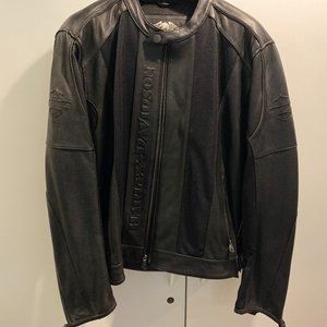 NWOT HARLEY DAVIDSON MENS LEATHER RIDING JACKET